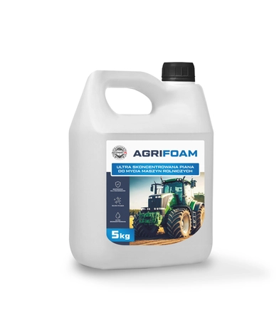 AGRIFOAM 5kg - Zaawansowany Środek Czyszczący do Maszyn Rolniczych z Nabłyszczeniem